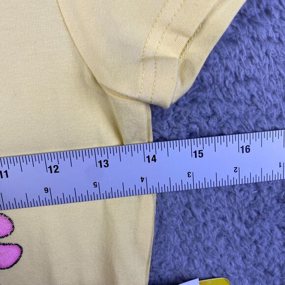 SpongeBob SquarePants Womens T-Shirt Cross & Bones Yellow  Sz S Nickelodeon NWT - Picture 7 of 15